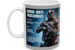 Futuristic Sci-Fi Ceramic Mug - Perfect for Gamers & Tech Enthusiasts