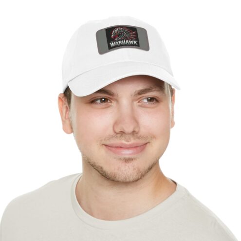 Dad Hat with Leather Patch (Rectangle) - Image 4
