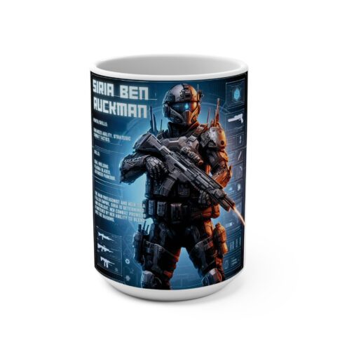 Gaming-Inspired Ceramic Mug with Gun Designs - Perfect for Gamers & Collectors