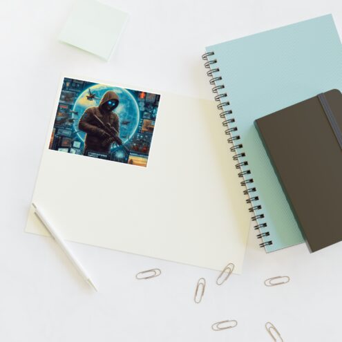 Cyberpunk Sticker Sheets - Futuristic Art for Gamers and Creators - Image 3