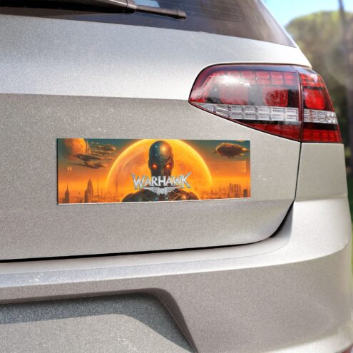 Warhawk Car Magnet - Futuristic Sci-Fi Design for Auto Enthusiasts