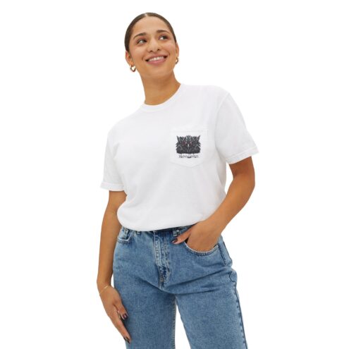 Unisex Garment-Dyed Pocket T-Shirt - Image 3
