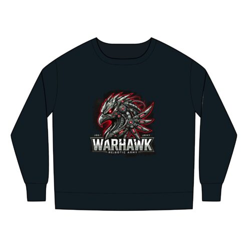 Toddler Sweatshirt - Warhawk Graphic Design - Cool Kids Clothing - Image 2