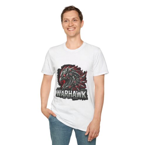 Warfare Warrior Unisex Softstyle T-Shirt - Edgy Graphic Tee for Fans of Military Aesthetics