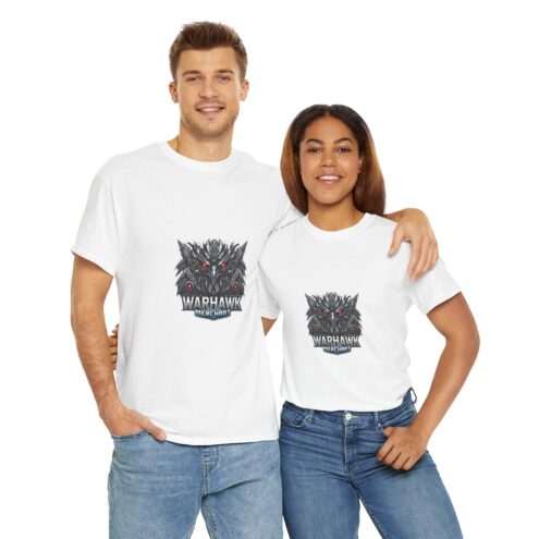 Warhawk Graphic Unisex Heavy Cotton Tee - Bold and Fearless Design