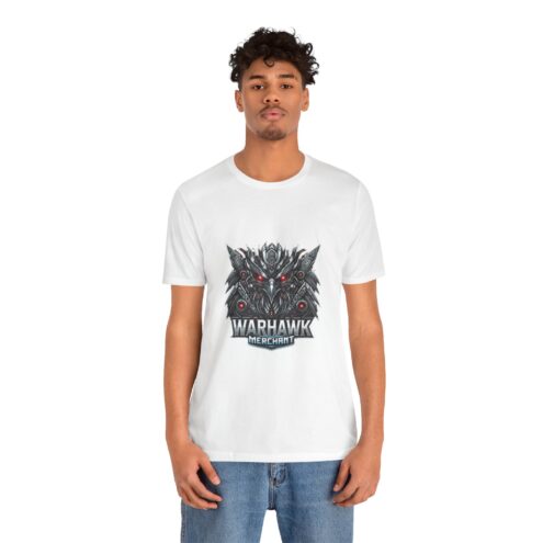 Warhawk Merchant Unisex Jersey Tee - Gaming Inspired Graphic T-Shirt - Image 4