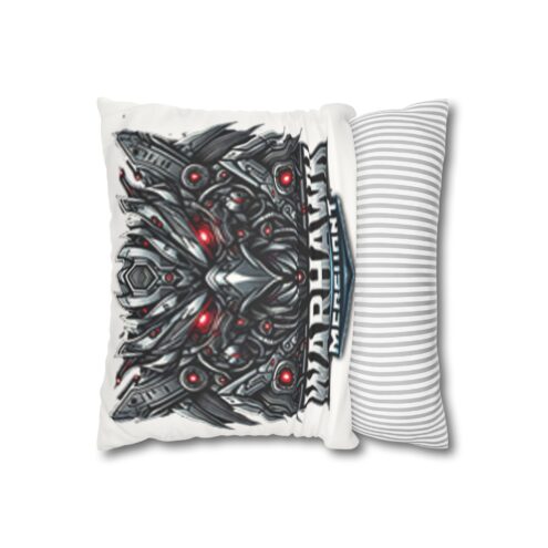 Warhawk Merchant Faux Suede Pillowcase - Bold Decorative Cushion for Gamers - Image 4